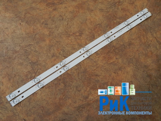 Подсветка LED TV BBK, Erisson 2 планки по 588mm 7линз (6V)  RF-BS320E30-0701S-17 32"