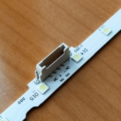 Подсветка LED TV Samsung 2 планки по 462mm 28LED (6V)  AOT-43-NU7100F2X28-3030C 43"