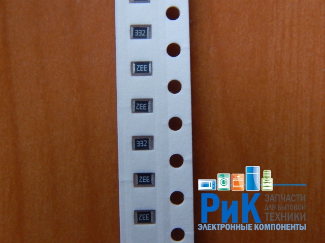 Резистор SMD     3.3kom  0.125w  0805 (3K3) 1%  (332) (3301)
