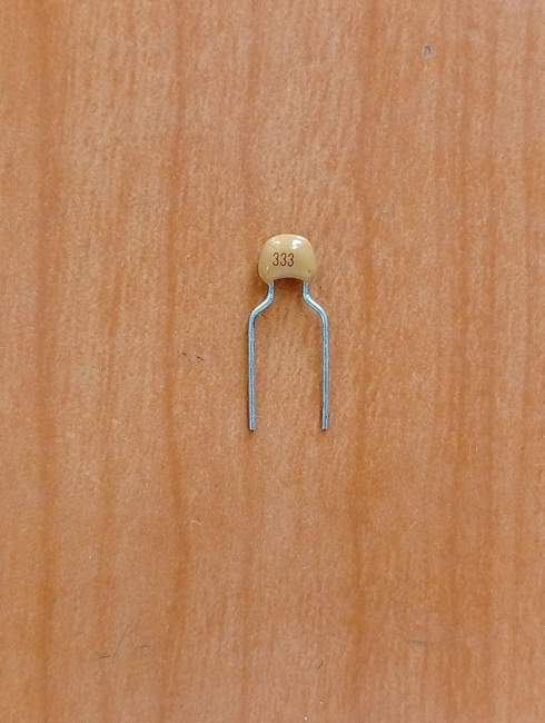 CAP 0.033mkF 50V 20% (333) (Y5V)