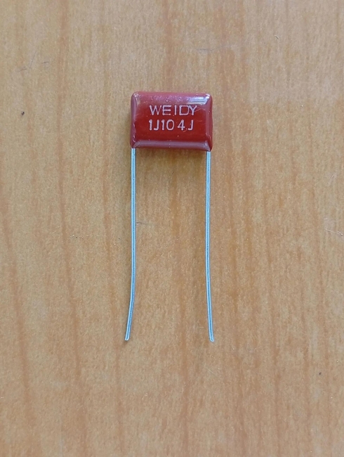 CAP 0.10mkF 63V 5% (104) (CL21)