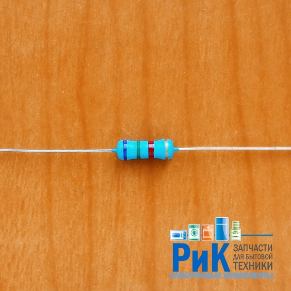 Резистор  0.5w      7.5kom (7K5) 5%