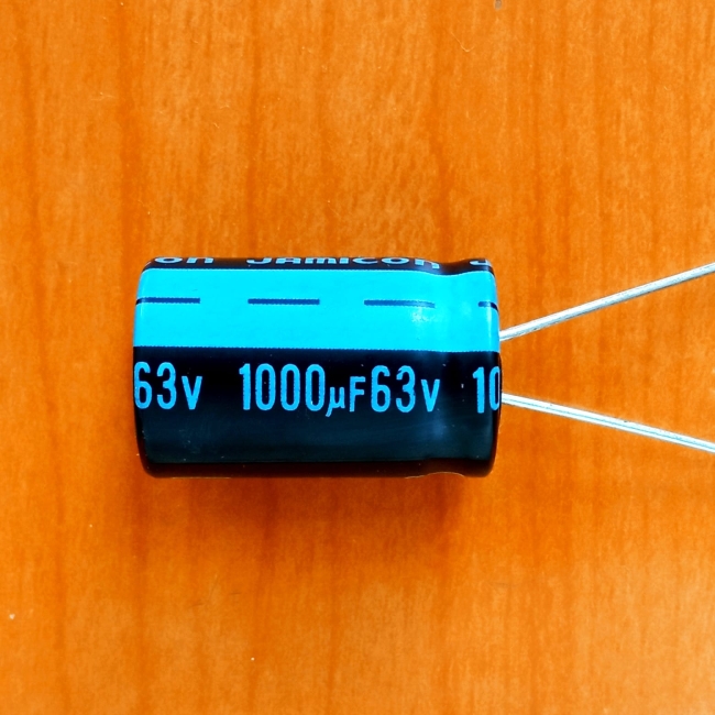 1000mkF 63v 105C Jamicon TK