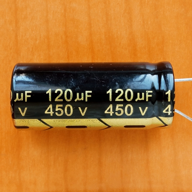 120mkF 450v 105C Changxin VENT (LCD, LED)