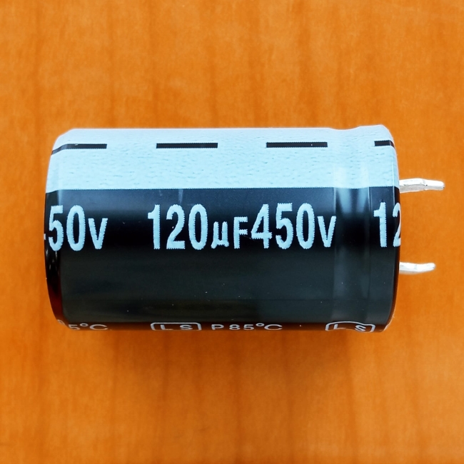 120mkF 450v 85C Jamicon LS