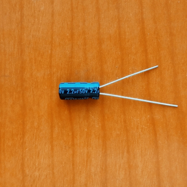 2.2mkF 50v 105C Jamicon TK