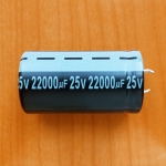 22000mkF  25v  85C Jamicon LS