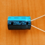 2200mkF  35v 105C Jamicon TK