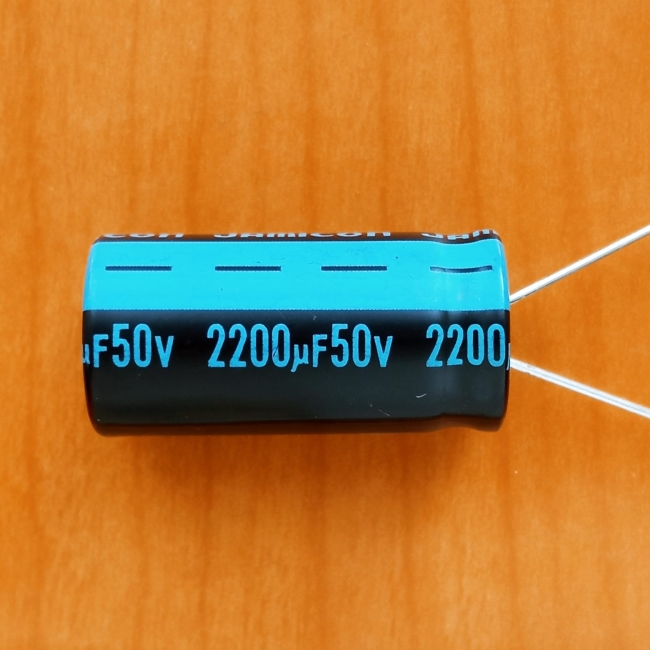 2200mkF 50v 105C Jamicon TK