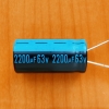 2200mkF  63v 105C Jamicon TK