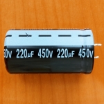 220mkF 450v  85C Jamicon LS  (25x45)