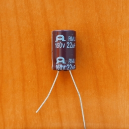 22mkF 160v 105C Partsnic RMU