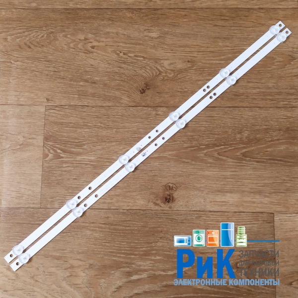 Подсветка LED TV Panasonic, Philips 2 планки по 584mm 6линз (6V) центр  4708-K320WD-A2113N01 32"