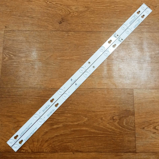 Подсветка LED TV TCL, Telefunken 2 планки по 550mm 7линз (6V) TOT 32D2700 2X7 3030C-7S1P 32"