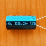3300mkF  35v 105C Jamicon TK