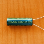 3300mkF   6.3v 105C Jamicon WL (компьютерный)