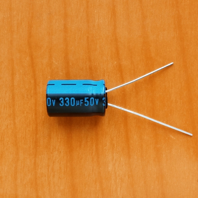 330mkF 50v 105C Jamicon TK