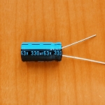330mkF  63v 105C Jamicon TK