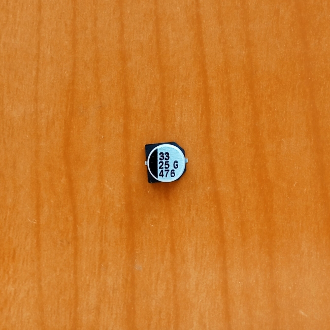 SMD 33mkF 25v 85C 0605 (CA025M0033RED-0605)