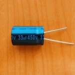 33mkF 450v 105C Jamicon TK  (16x25)