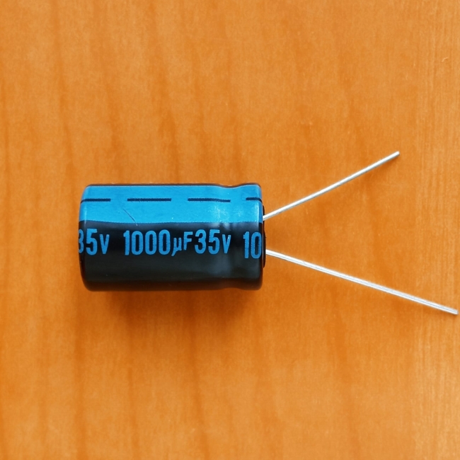 1000mkF 35v 105C Jamicon TK (13x21)