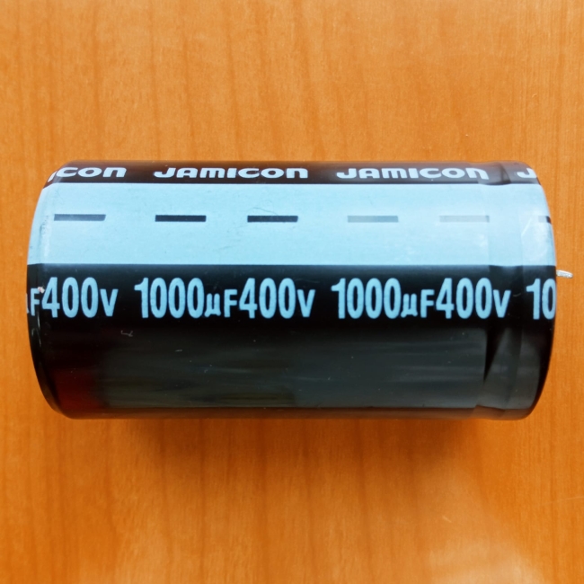 1000mkF 400v 85C Jamicon LS