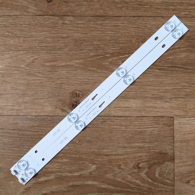 Подсветка LED TV Thomson, Toshiba 2 планки по 370mm 4линзы (6V) JL.D21541330-004KS-M 22"