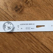 Подсветка LED TV Thomson, Toshiba 2 планки по 370mm 4линзы (6V)  JL.D21541330-004KS-M 22"