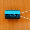 4700mkF  25v 105C Jamicon TK