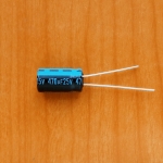 470mkF  25v 105C Jamicon TK  (08x14)