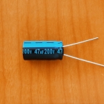 47mkF 200v 105C Jamicon TK