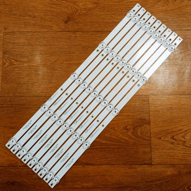 Подсветка LED TV Supra, Starwind 9 планок по 485mm 5линз (3V) CC02550D485V10 55"
