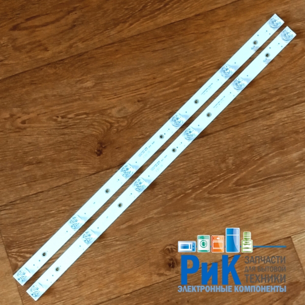 Подсветка LED TV TCL 2 планки по 510mm 6линз (6V)  CC02320D510V06 32"