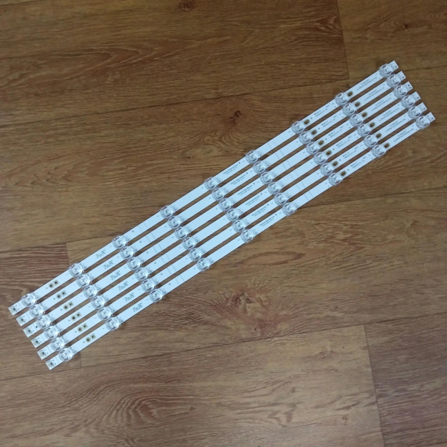 Подсветка LED TV Hisens, Toshiba 6 планок по 618mm 9линз (3V)  JL.D65091330-003AS-M 65"