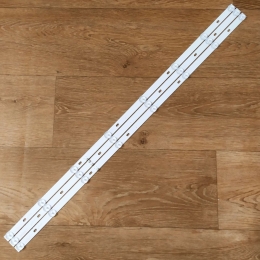 Подсветка LED TV BBK  3 планки (2xA+B) по 736mm 8линз (6V)  JS-D-JP395DM 40"