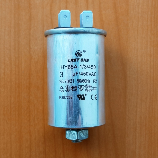 CBB65M 3.0mkF 450v (клеммы + болт)