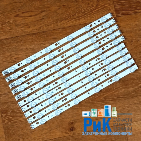 Подсветка LED TV Samsung 5 планок по 770mm 12линз (3V)  D1GE-400SCA-R3/D1GE-400SCB-R3 40"