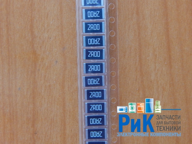 Резистор SMD        2.0om  1.0w  2512 (2R0) 1%  (2R00)