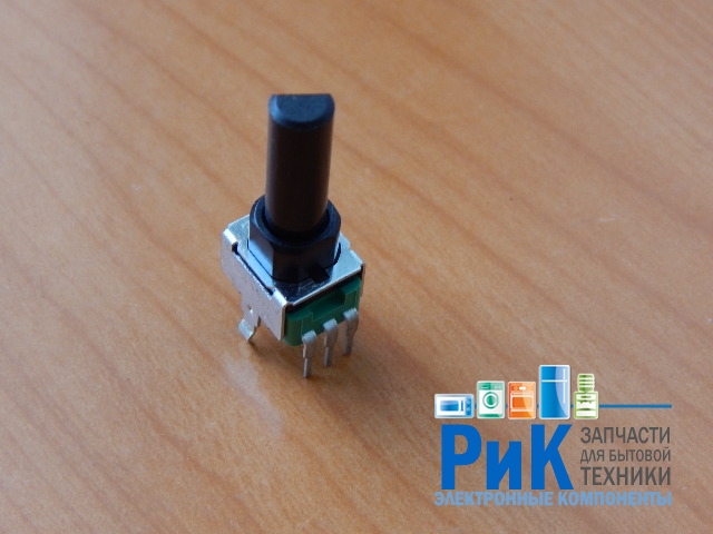 Резистор переменный 3-pin      A5K 8x8mm L=30.2mm моно лыска  RV09BF-40E1N-215F-A5K-A