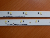 Подсветка LED TV Samsung 2 планки по 410mm 21LED (3V)  V6LF 395SFA/B LED21 40"