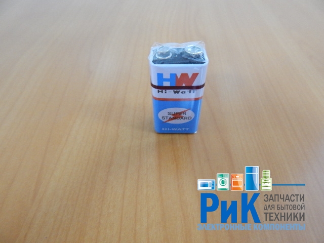 Батарейка Hi-Watt 6F22V (крона) Super Standard 9v