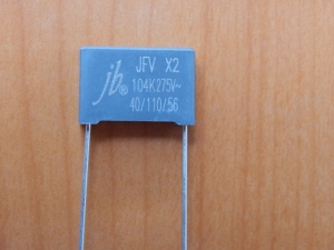 CAP  0.10mkF  275V 10% (104) (MKP-X2) (JFV0A1104K150000B)