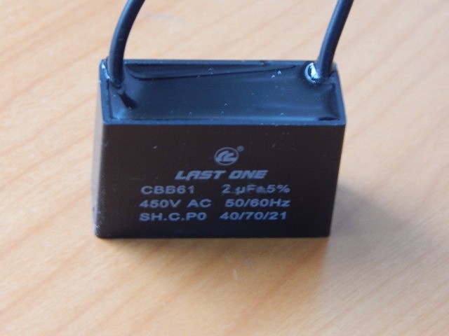 CBB61 2.0mkF 450v (гибкие выводы)
