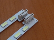 Подсветка LED TV LG  2 планки по 690mm 66LED (6V)  55" V12 Edge Rev1.1 6916L-0781A 55"