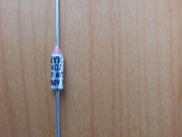 Термопредохранитель RY-01 80C 10A
