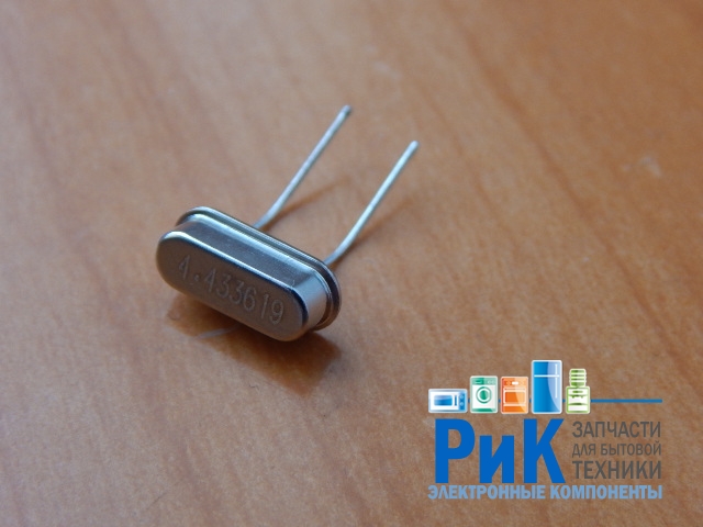 Кварцевый резонатор  4.433619MHz  HC-49/S