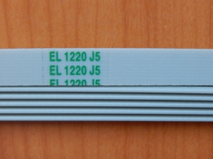 Ремень 1220 J5 белый   (WN285)