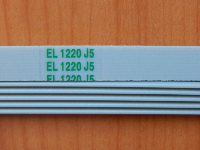 Ремень 1220 J5 белый <1154mm> (WN285)