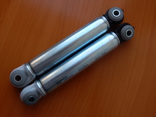 Амортизаторы L=175-250mm, втулка D=8mm 120N 2 шт. (118869, SAR009MI)