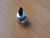 Резистор переменный 6-pin B50K d=12mm L=10mm стерео лыска  (№4)